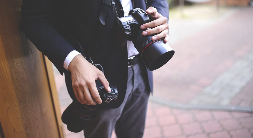 Wedding photographer: a man of many professions